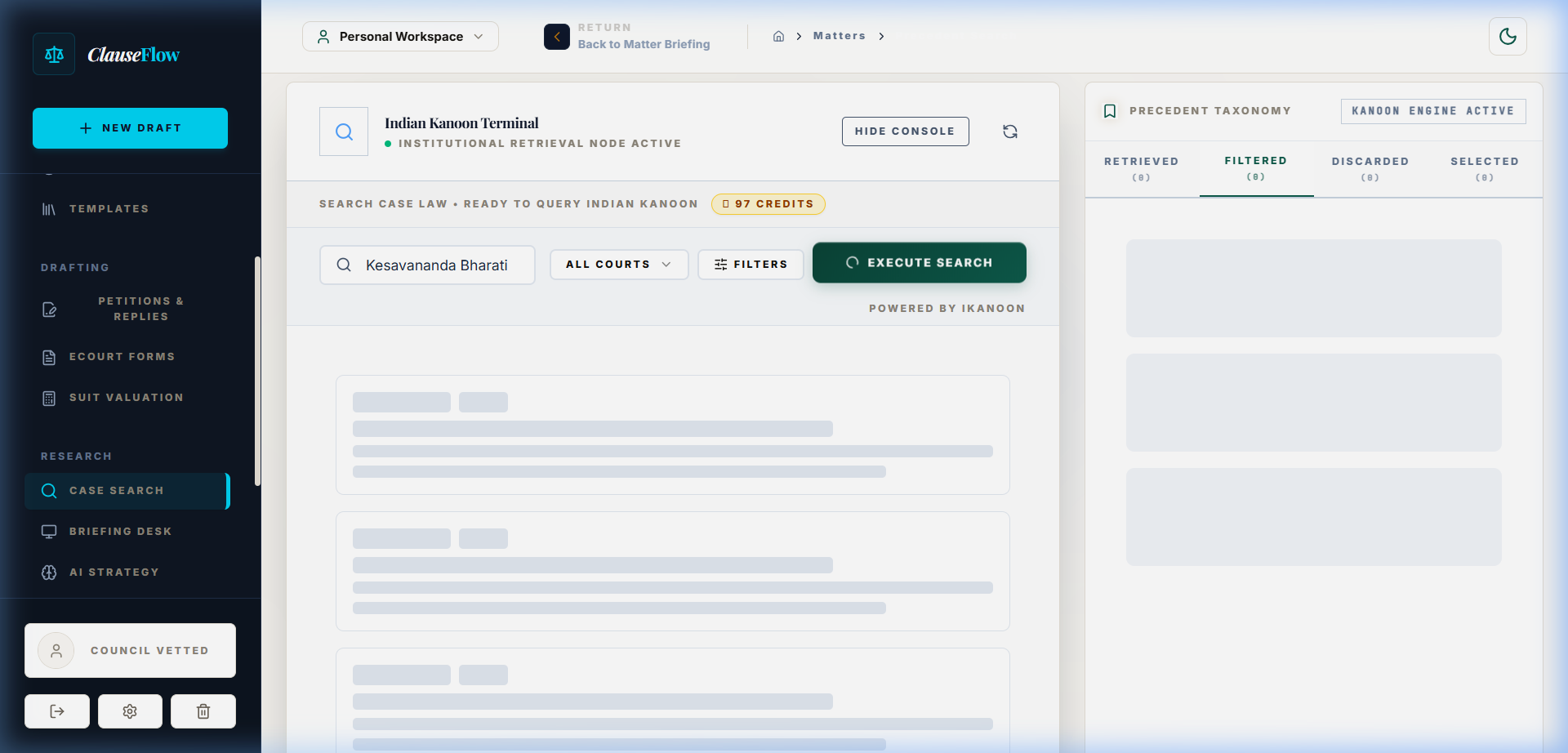 Template Library UI